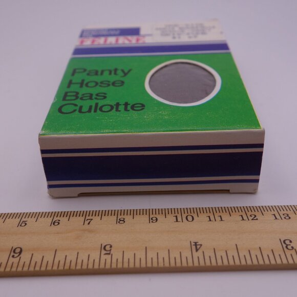 Vintage Feline One-Size Smoke-Grey 100% Nylon Made in Canada Pantyhose - Picture 5 of 11